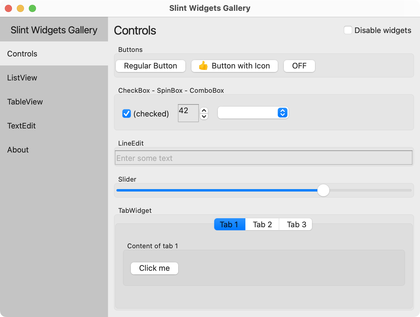 Gallery on Mac